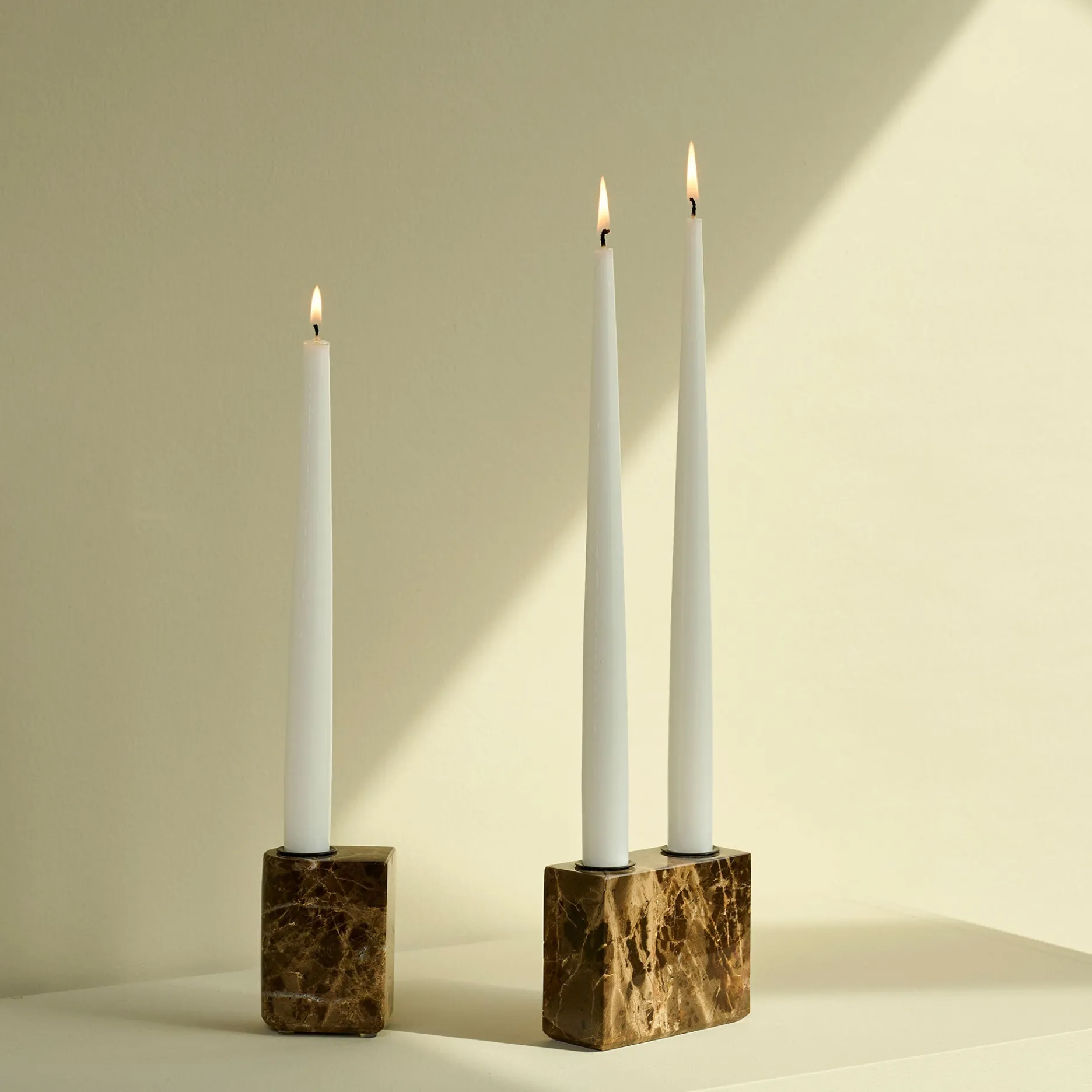 Sinnerup Lys & Stager-Marble II Curve lysestage 1 lys