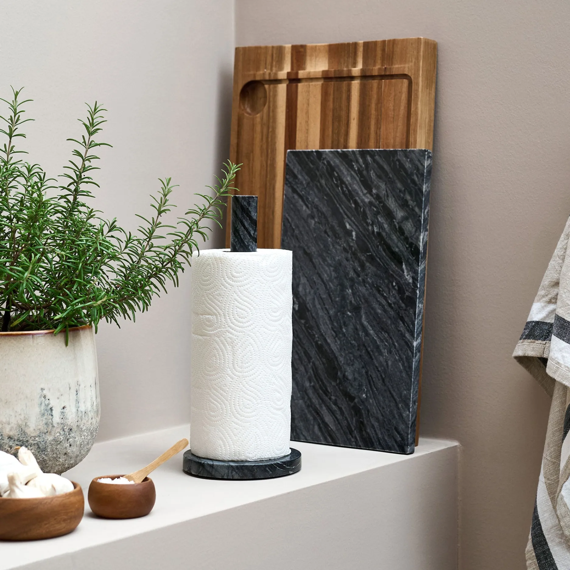 Sinnerup Køkkenrulleholdere-Marble II køkkenrulleholder