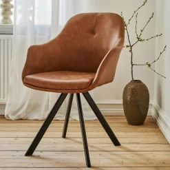 Furniture by Sinnerup Spisebordsstole-New Age PU m. drejeben