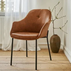 Furniture by Sinnerup Spisebordsstole-New Age PU m. faste ben