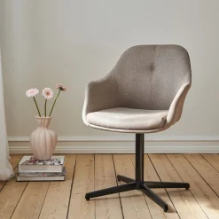 Furniture by Sinnerup Spisebordsstole-New Age stof m. drejefod