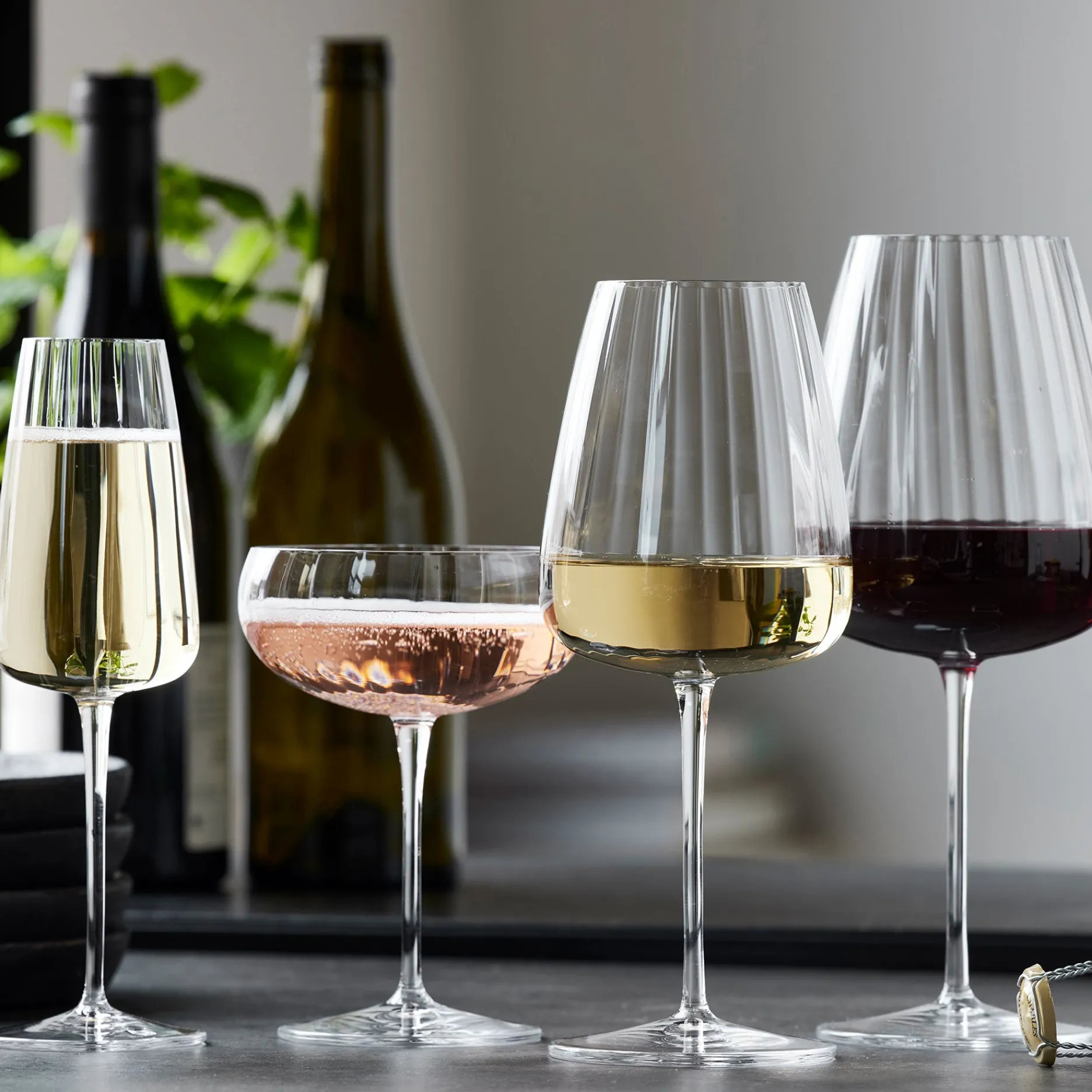 Luigi Bormioli Bar & Vin-Optica champagneglas 4 stk