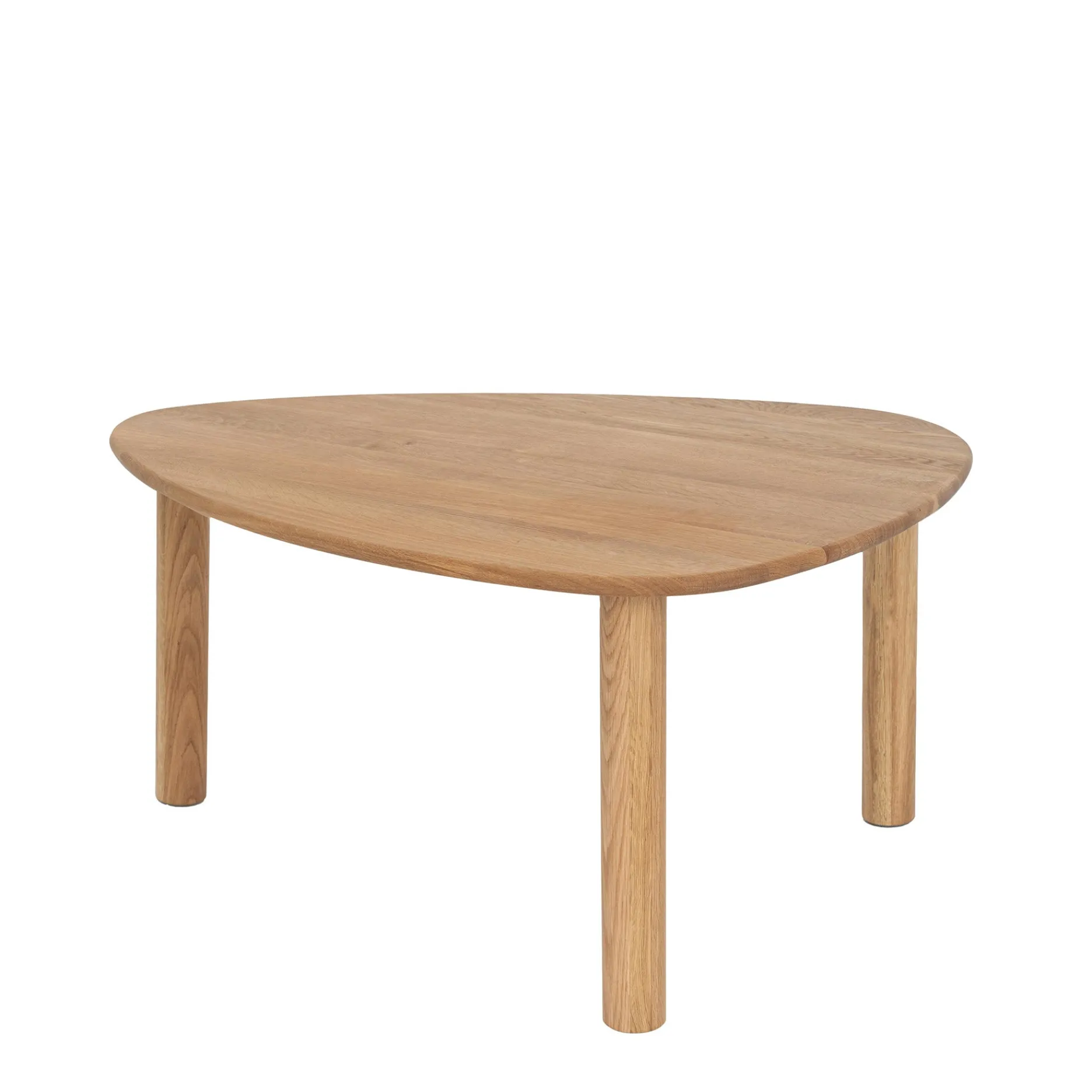 Furniture by Sinnerup Sofaborde|Sideborde-Pebble sofabord Ø90 cm, FSC-certificeret egetræ