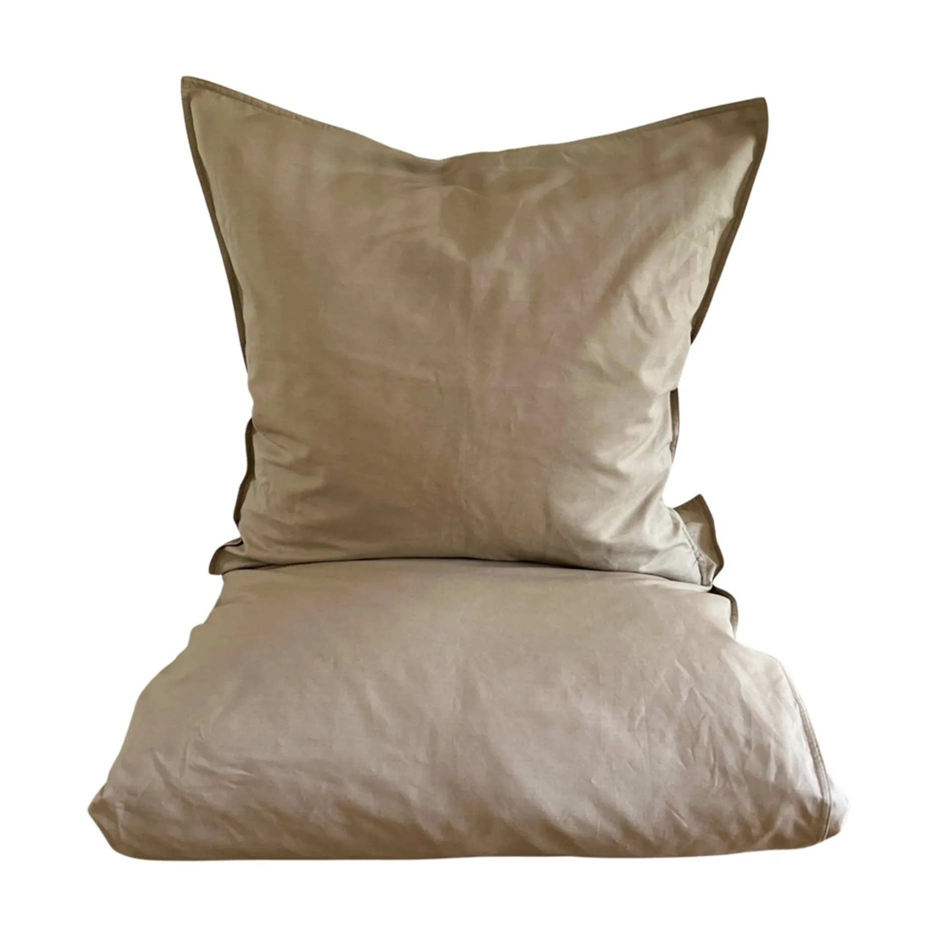Omhu Sengetøj-Percale sengetøj 140x220 cm mud
