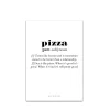 Men's Lounge Plakater Og Billeder-Pizza Definition A4