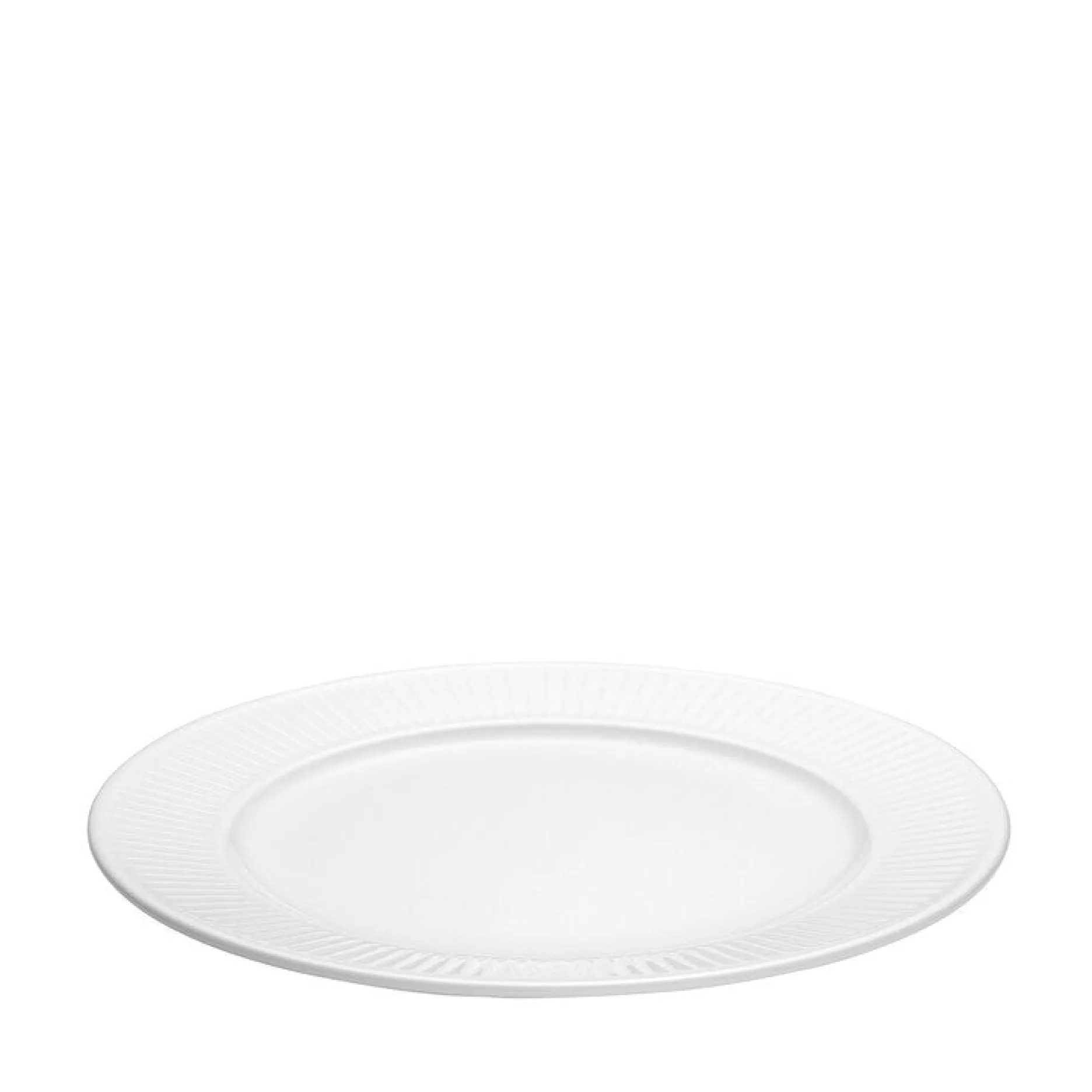 Pillivuyt Stel-Plissé tallerken flad Ø24 cm