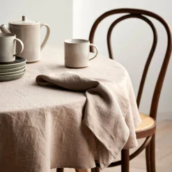 Södahl Tilbud|Duge-Pure Linen dug Ø160 cm nature