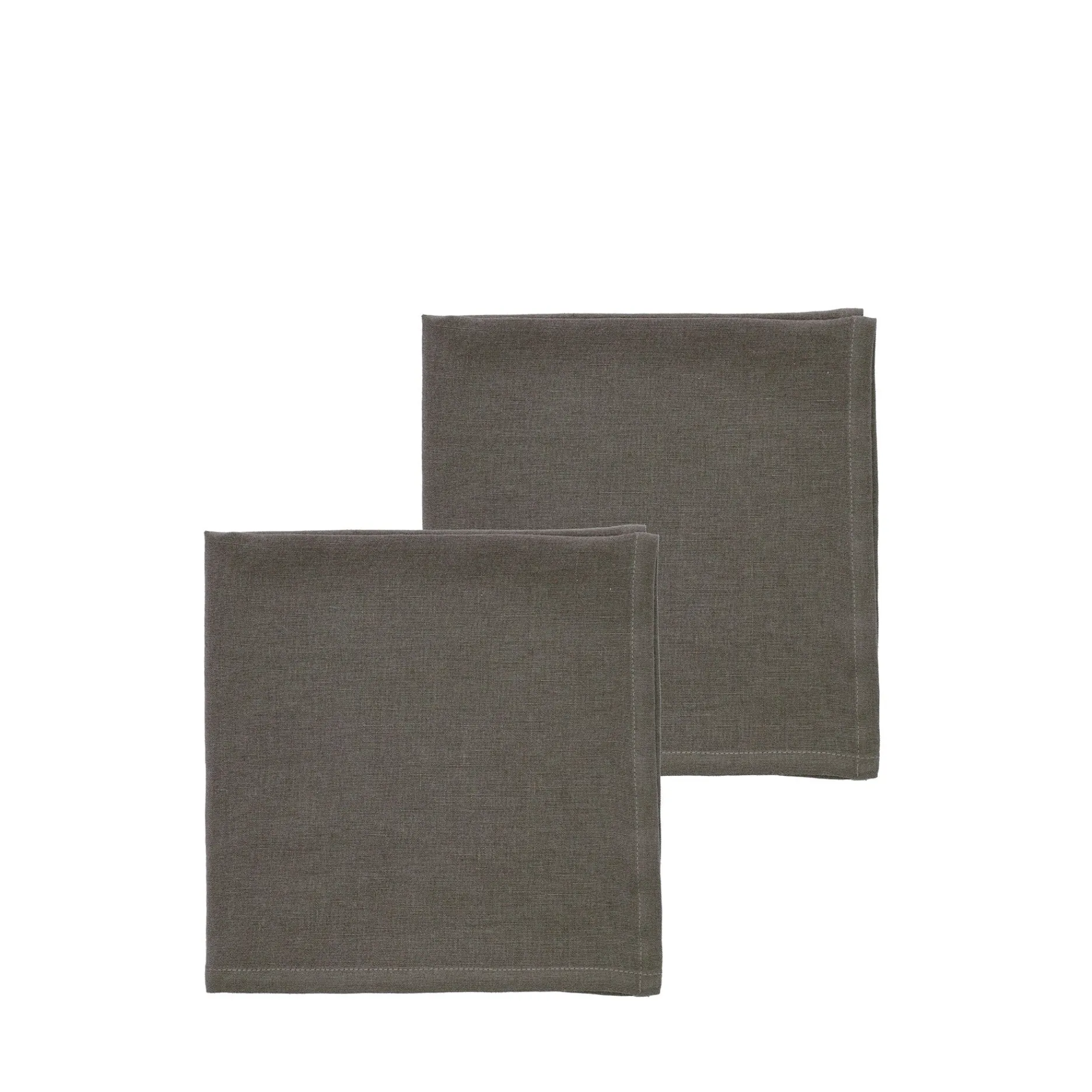 Södahl Tilbud|Stofservietter-Pure Linen serviet earth 2 stk
