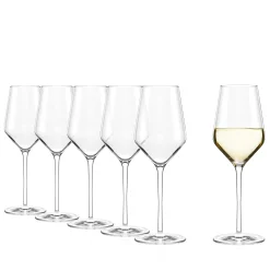 Stölzle Lausitz Tilbud|Glas-Quatrophil hvidvinsglas 405 ml 6 stk
