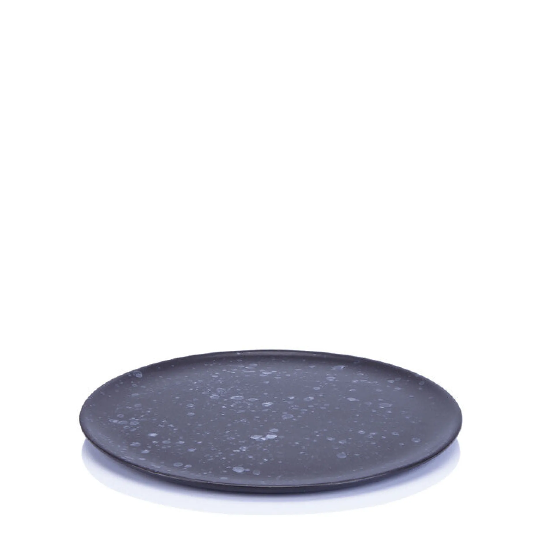 Aida Stel-RAW frokosttallerken Ø23 cm sort spotted