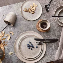 Aida Tilbud|Stel-RAW frokosttallerken Ø23 cm sandy beige