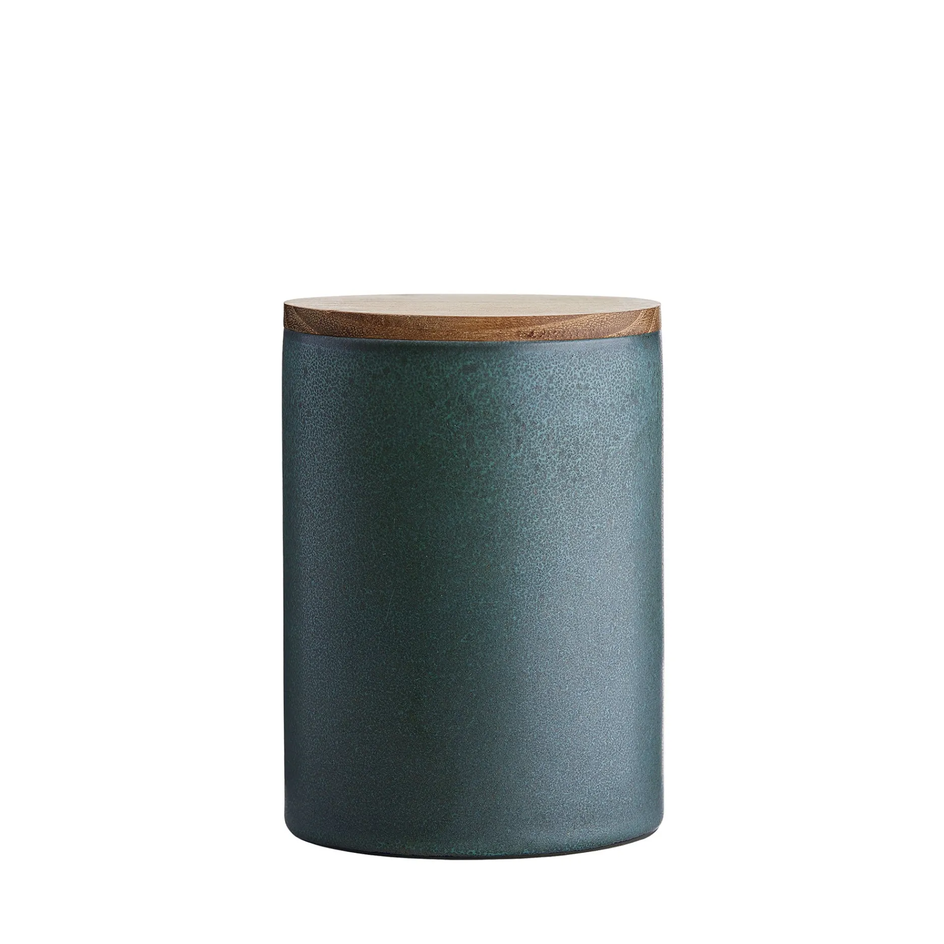 Aida Køkkenredskaber-RAW krukke med teaklåg northern green