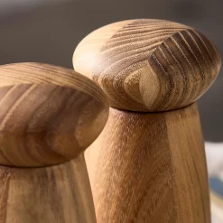 Aida Salt & Peber-RAW kværnsæt m/bakke H13,4 cm teak