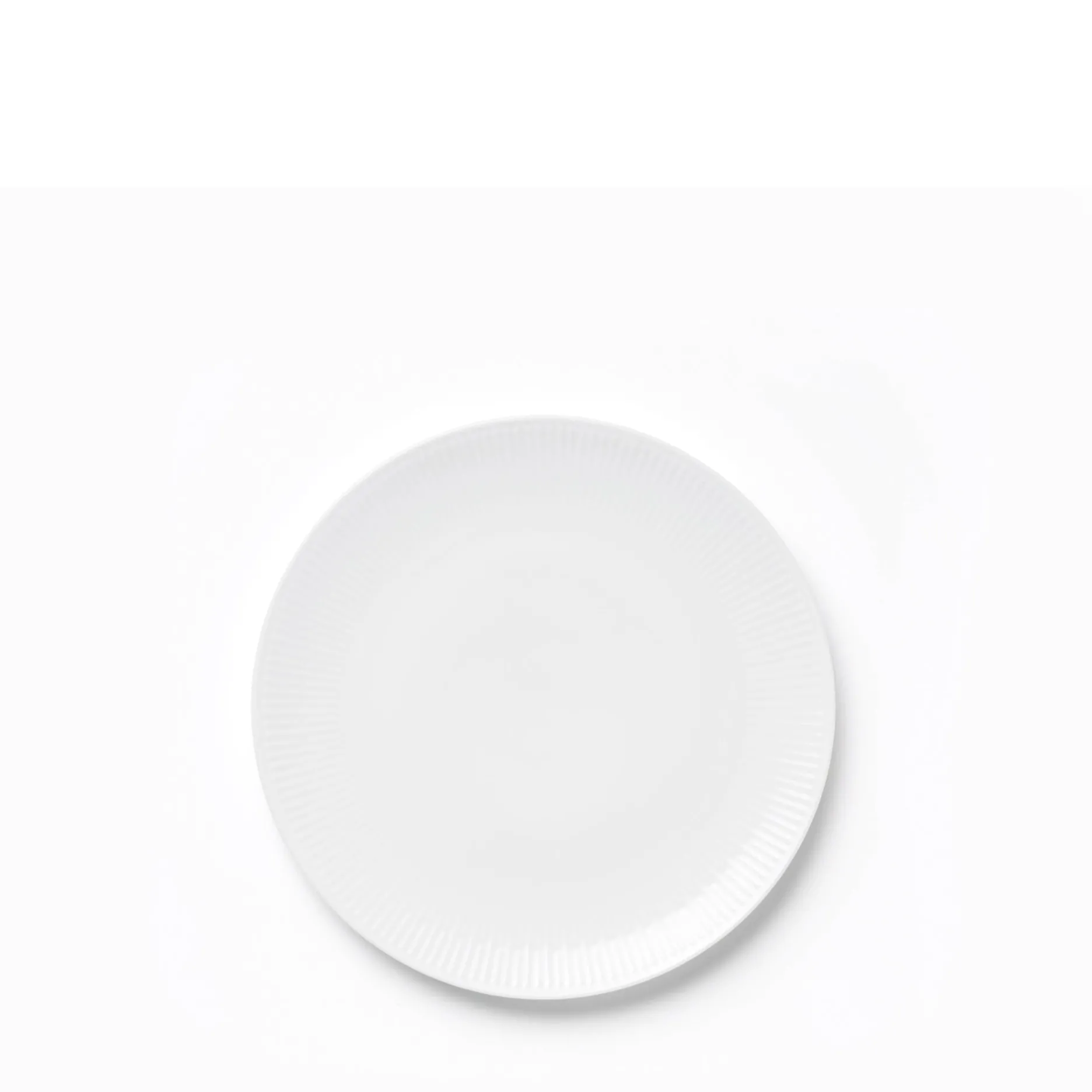 Aida Stel-Relief desserttallerken Ø20 cm 4 stk hvid