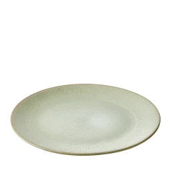 Aida Tilbud|Stel-Relief middagstallerken Ø27 cm stentøj grøn