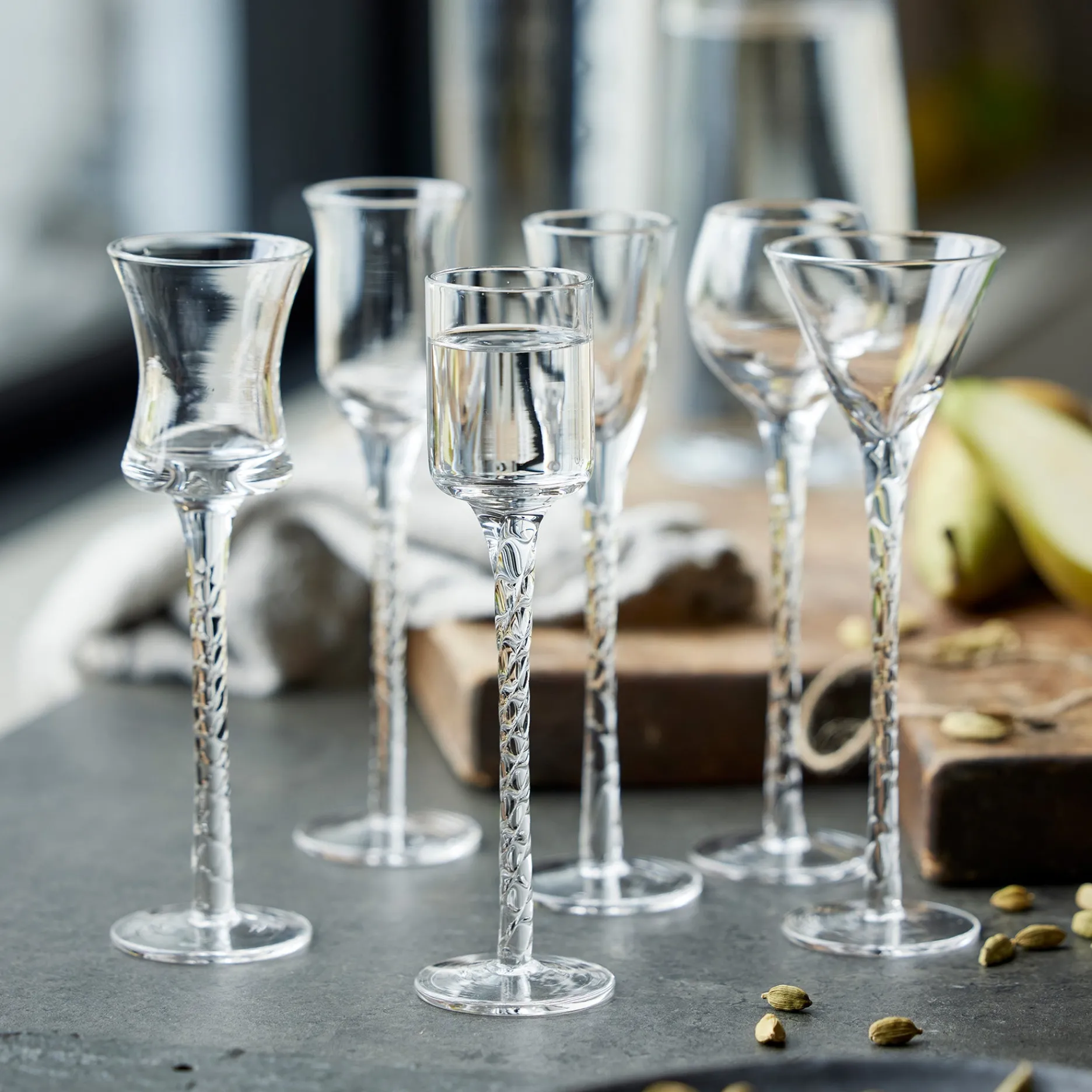 Lyngby Glas Tilbud|Bar & Vin-Rom snapseglas 6 stk