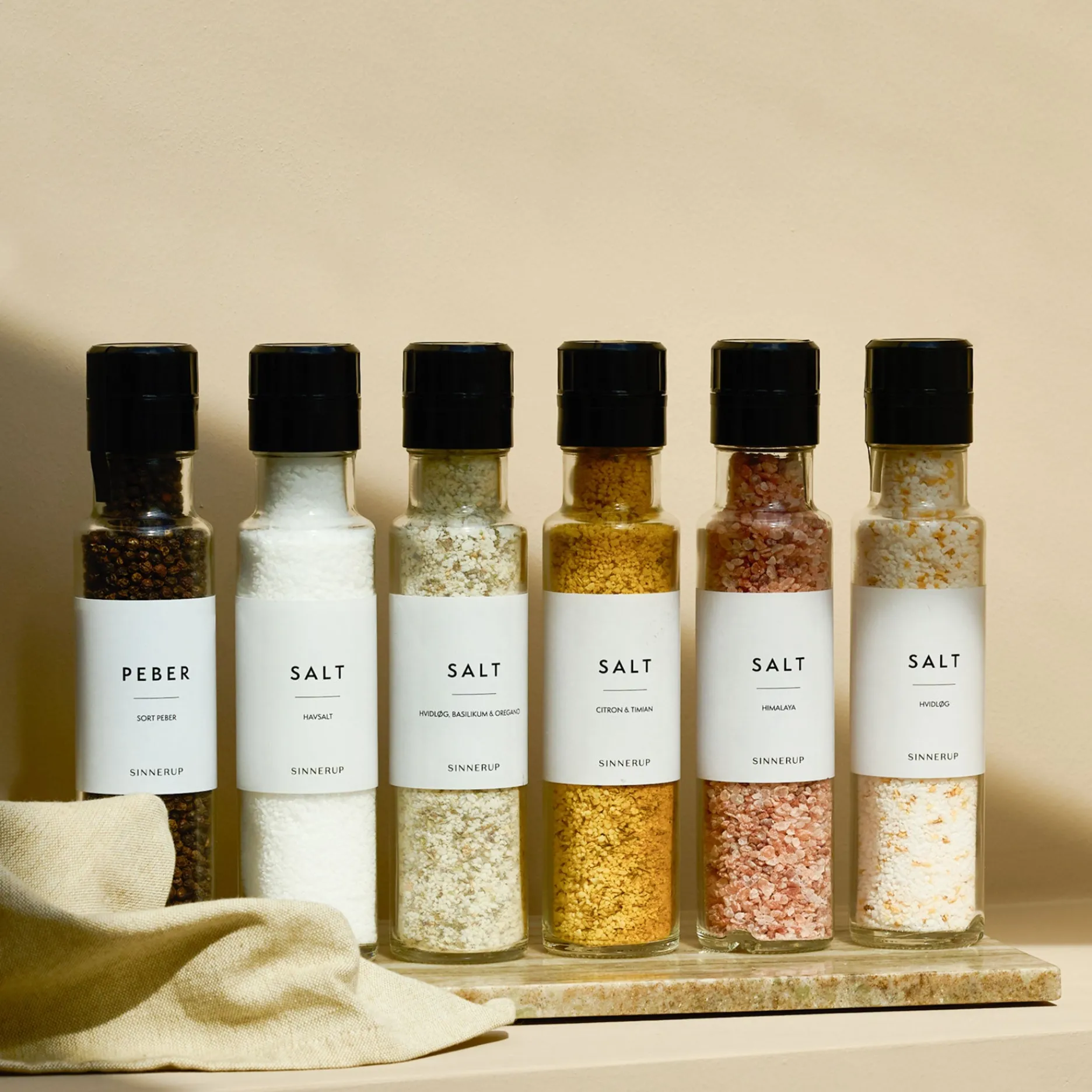 Sinnerup Fødevarer|Salt & Peber-Salt med Citron og Timian