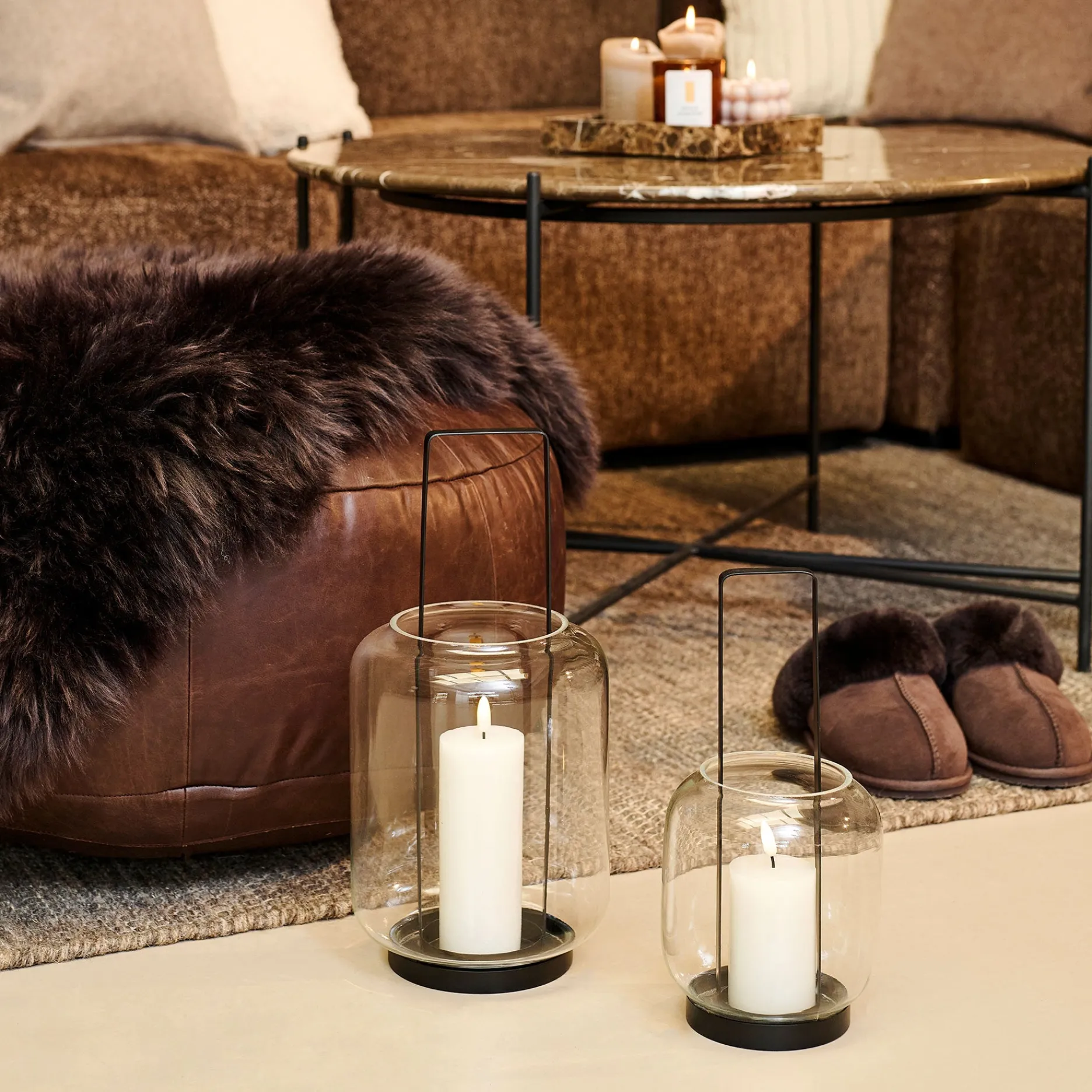 Sinnerup Lanterner|Lys & Stager-Sia glaslanterne