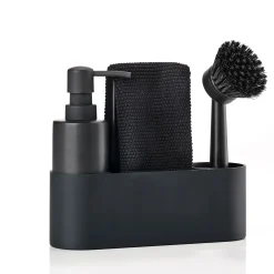 Zone Køkkenredskaber-Singles opvaskesæt 4 dele sort