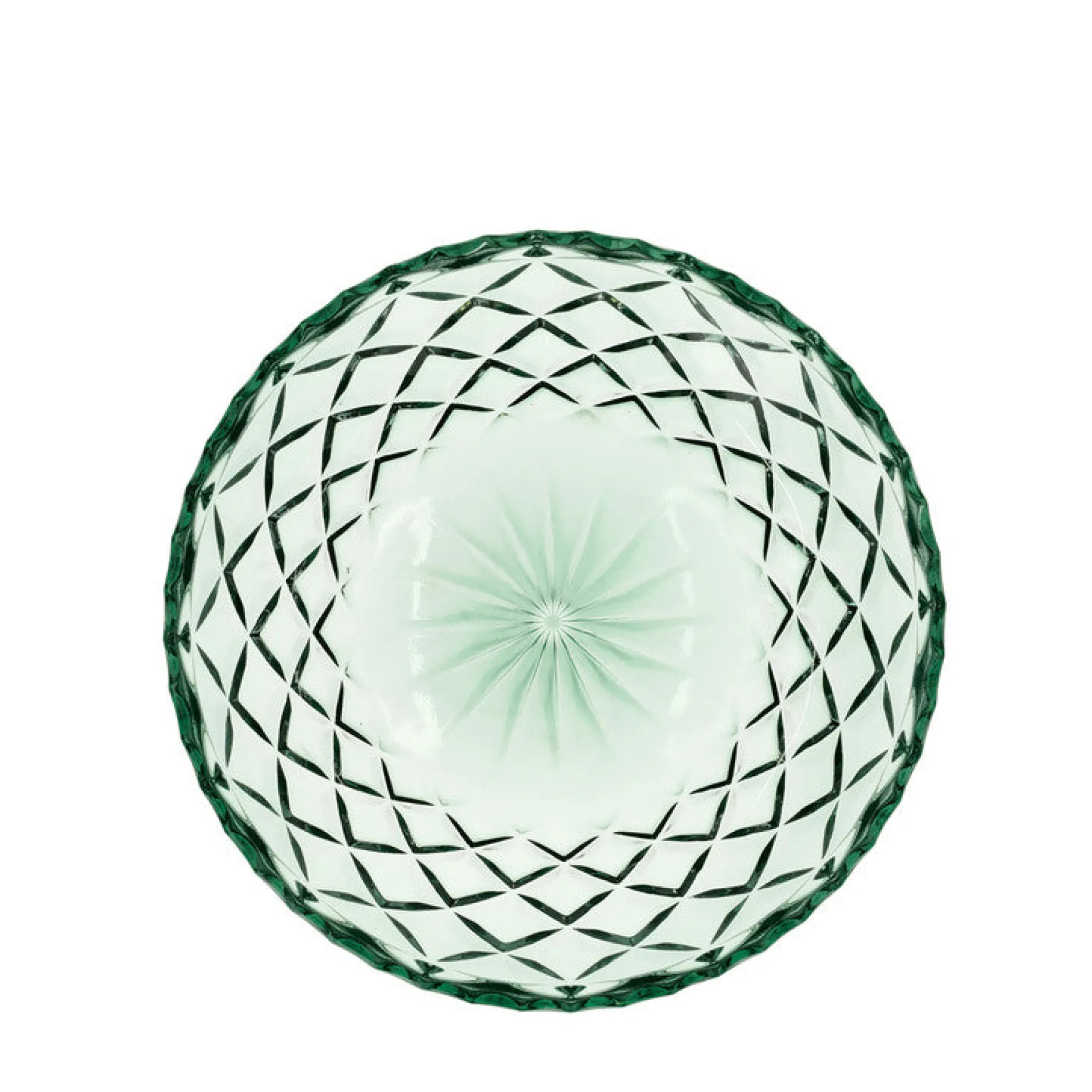 Lyngby Glas Stel-Sorrento asiet 4 stk. grøn
