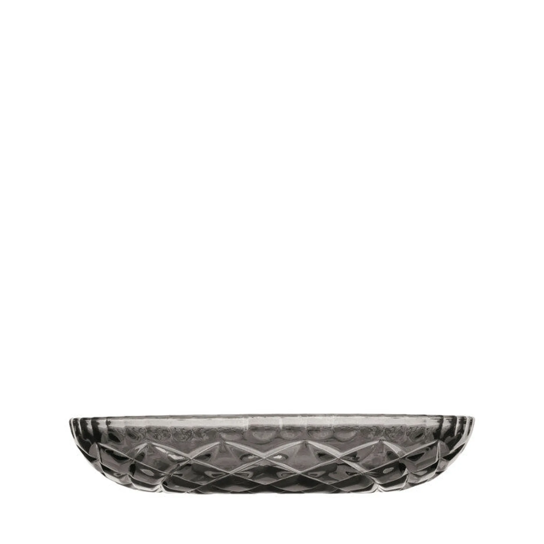 Lyngby Glas Stel-Sorrento asiet 4 stk smoke