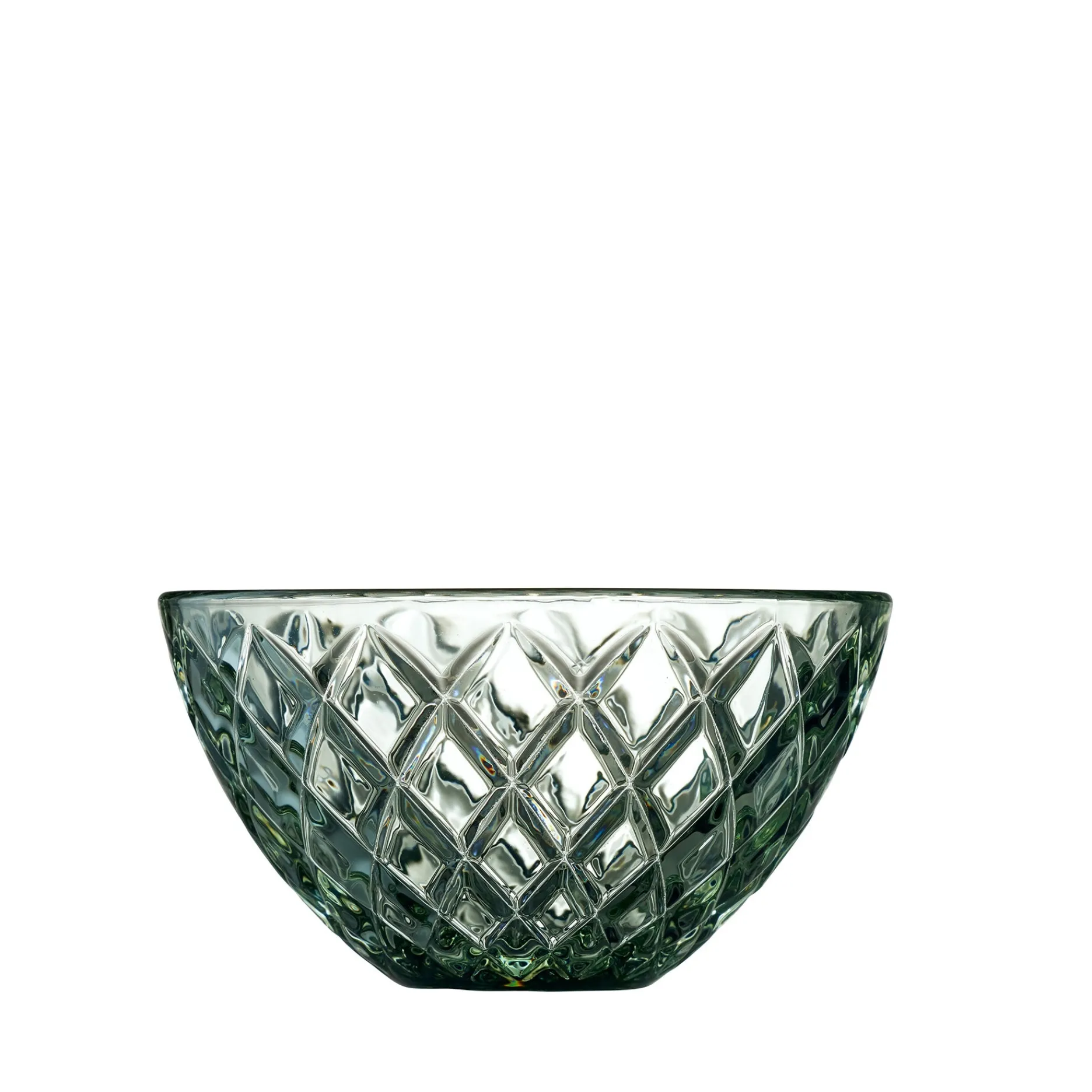 Lyngby Glas Stel-Sorrento skål 4 stk. grøn