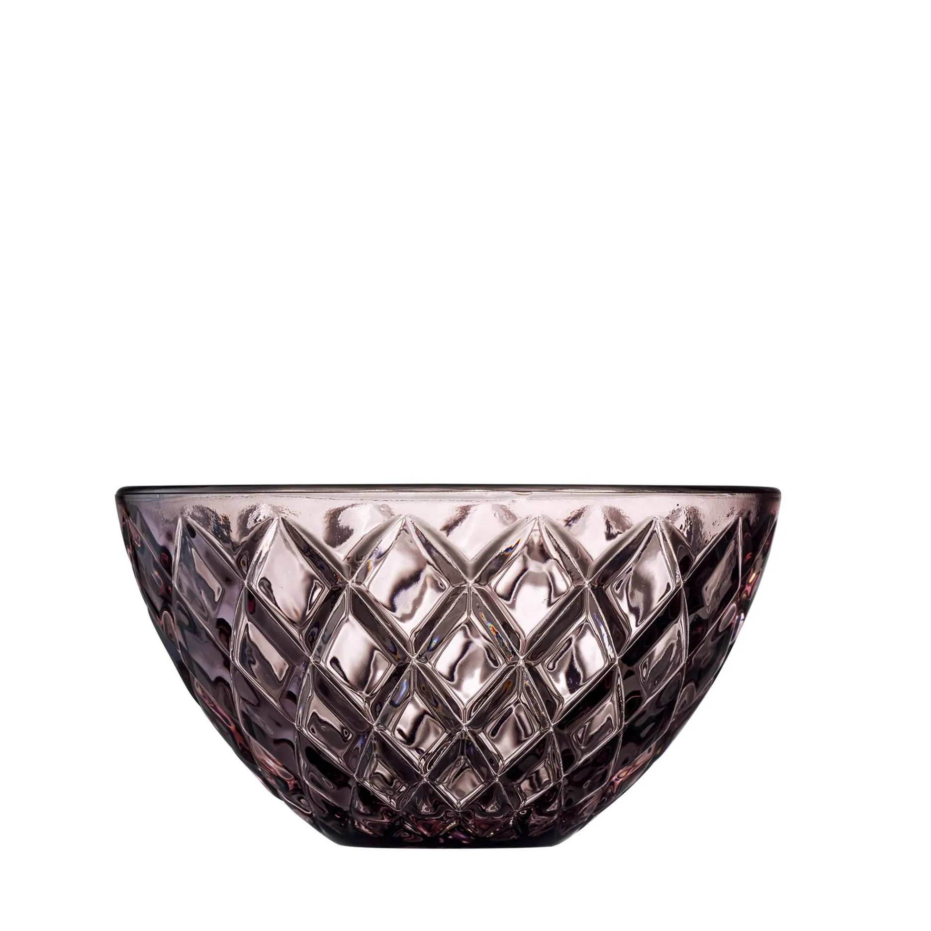 Lyngby Glas Stel-Sorrento skål 4 stk. pink