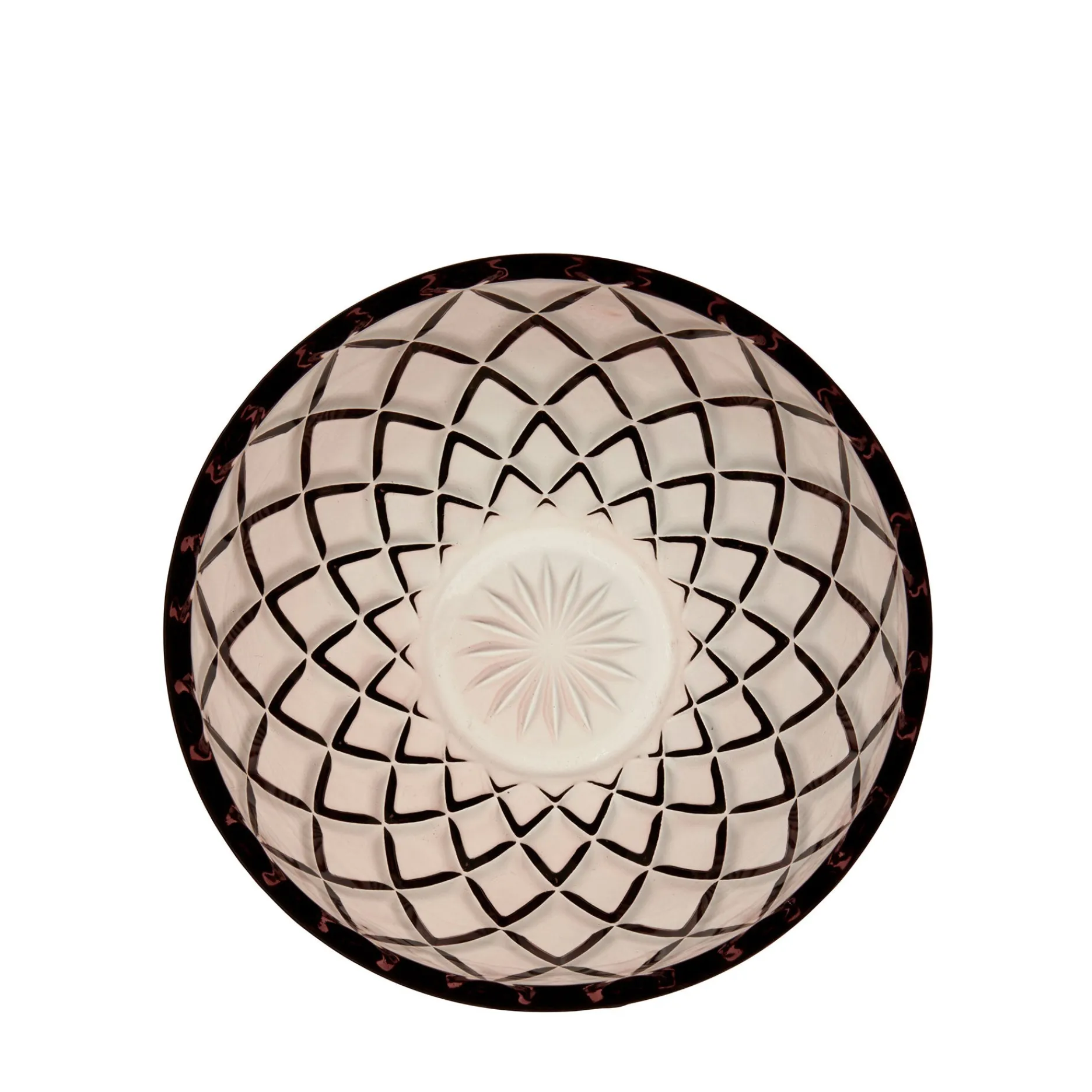 Lyngby Glas Stel-Sorrento skål 4 stk. pink