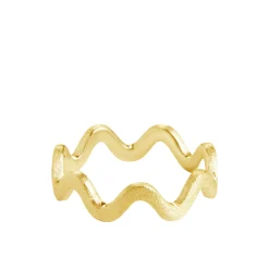Silke Renée Ringe-SRWavy Ring Børstet