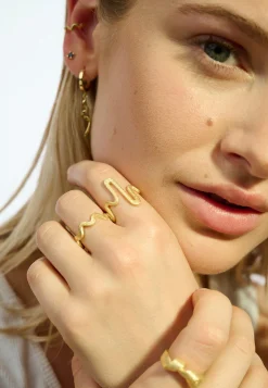 Silke Renée Ringe-SRWavy Ring Børstet