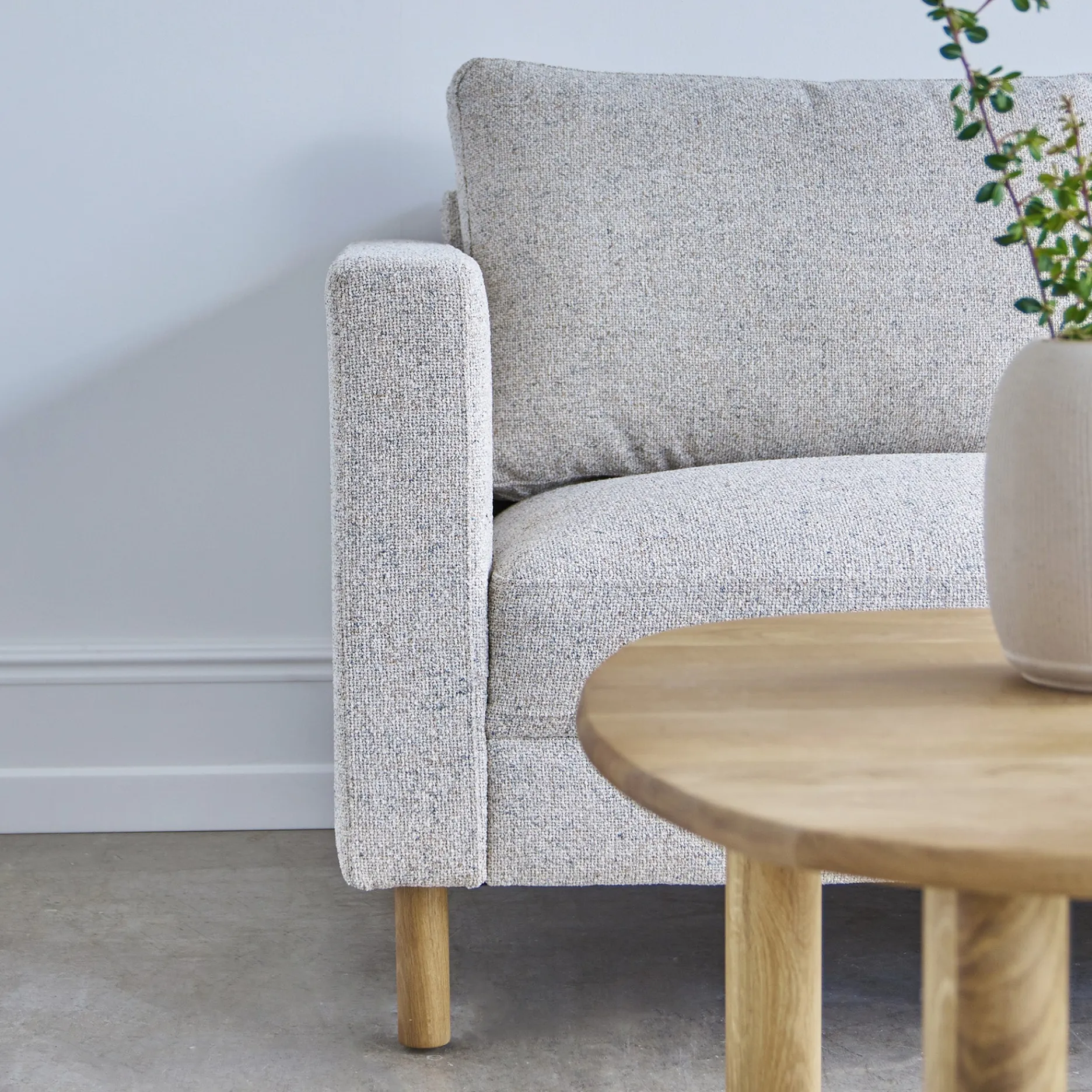 Furniture by Sinnerup 3 Pers. Sofaer-Stapleton II 3 pers. sofa - m. egetræsben