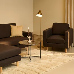 Furniture by Sinnerup Loungestole-Stapleton loungestol brown