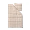 Södahl Sengetøj-Tartan sengetøj 140x200 cm beige