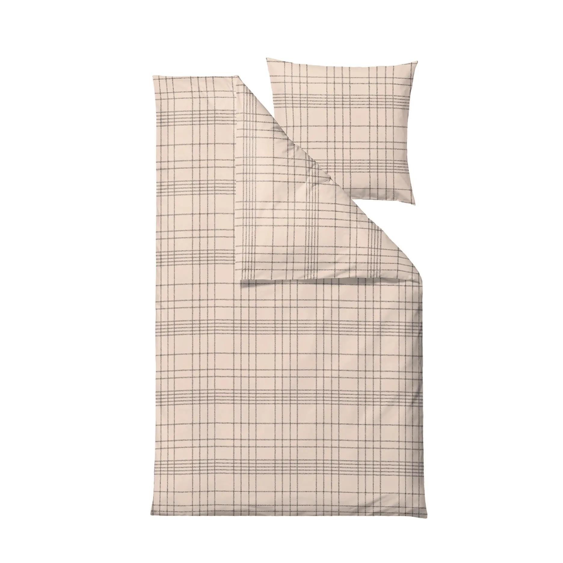 Södahl Sengetøj-Tartan sengetøj 140x200 cm beige