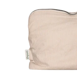 Omhu Wellness-Toilettaske 34x24 cm mini strib sand