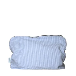Omhu Wellness-Toilettaske 34x24 cm mini strib blå