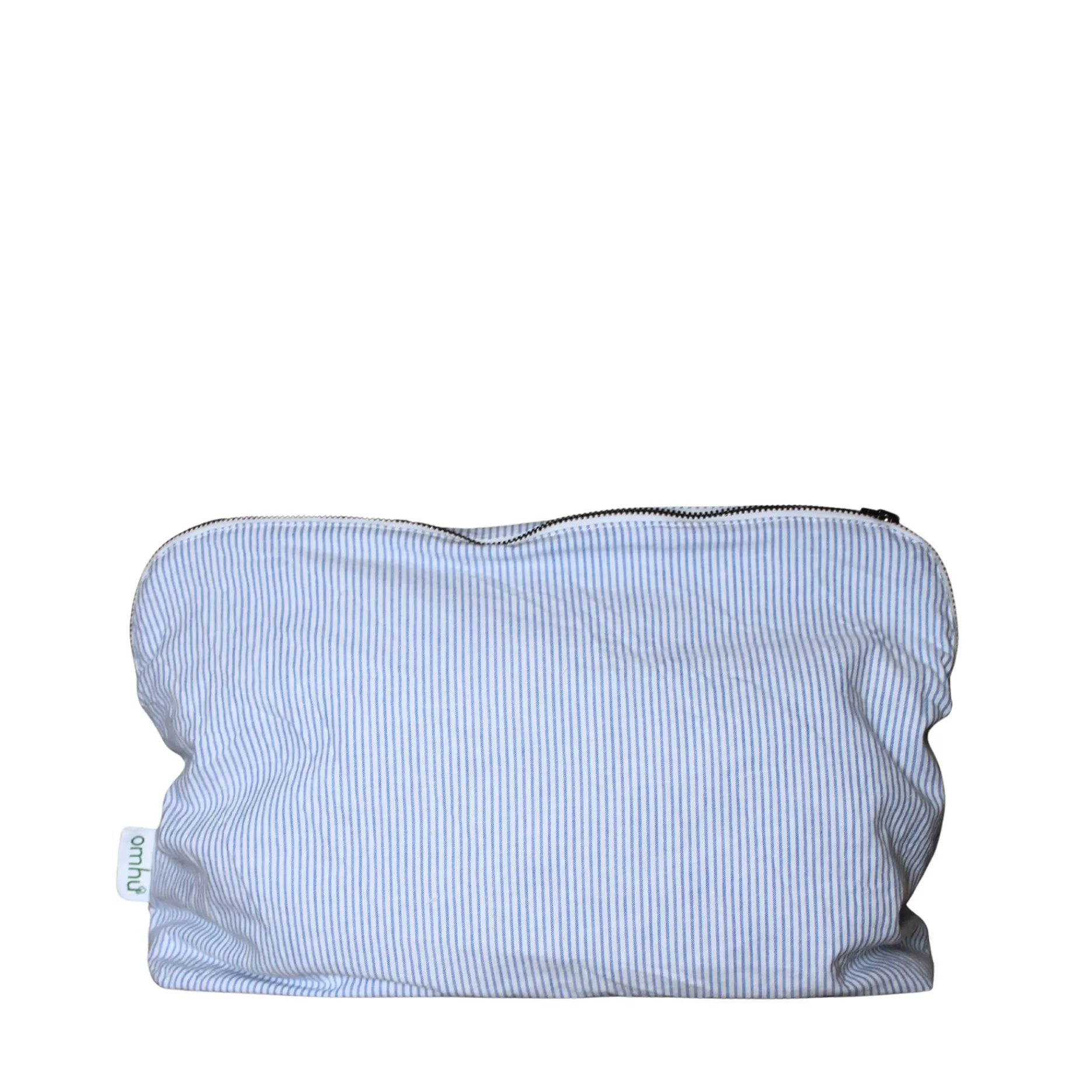 Omhu Wellness-Toilettaske 34x24 cm mini strib blå