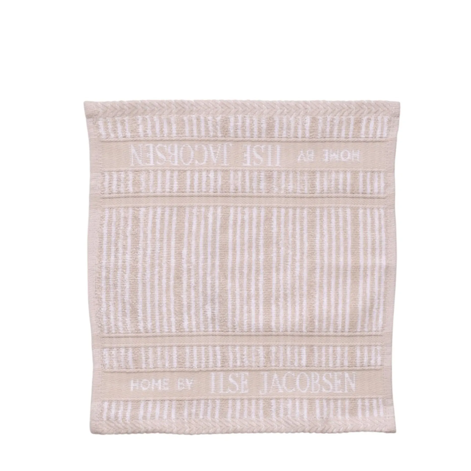 Home By Ilse Jacobsen Håndklæder-Vaskeklud 4 stk 30x30 cm sand/beige