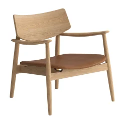 Furniture by Sinnerup Loungestole-Vedersø loungestol m. lædersæde