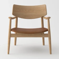 Furniture by Sinnerup Loungestole-Vedersø loungestol m. lædersæde