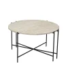Furniture by Sinnerup Sofaborde-Viola IIII sofabord i travertine Ø80 cm