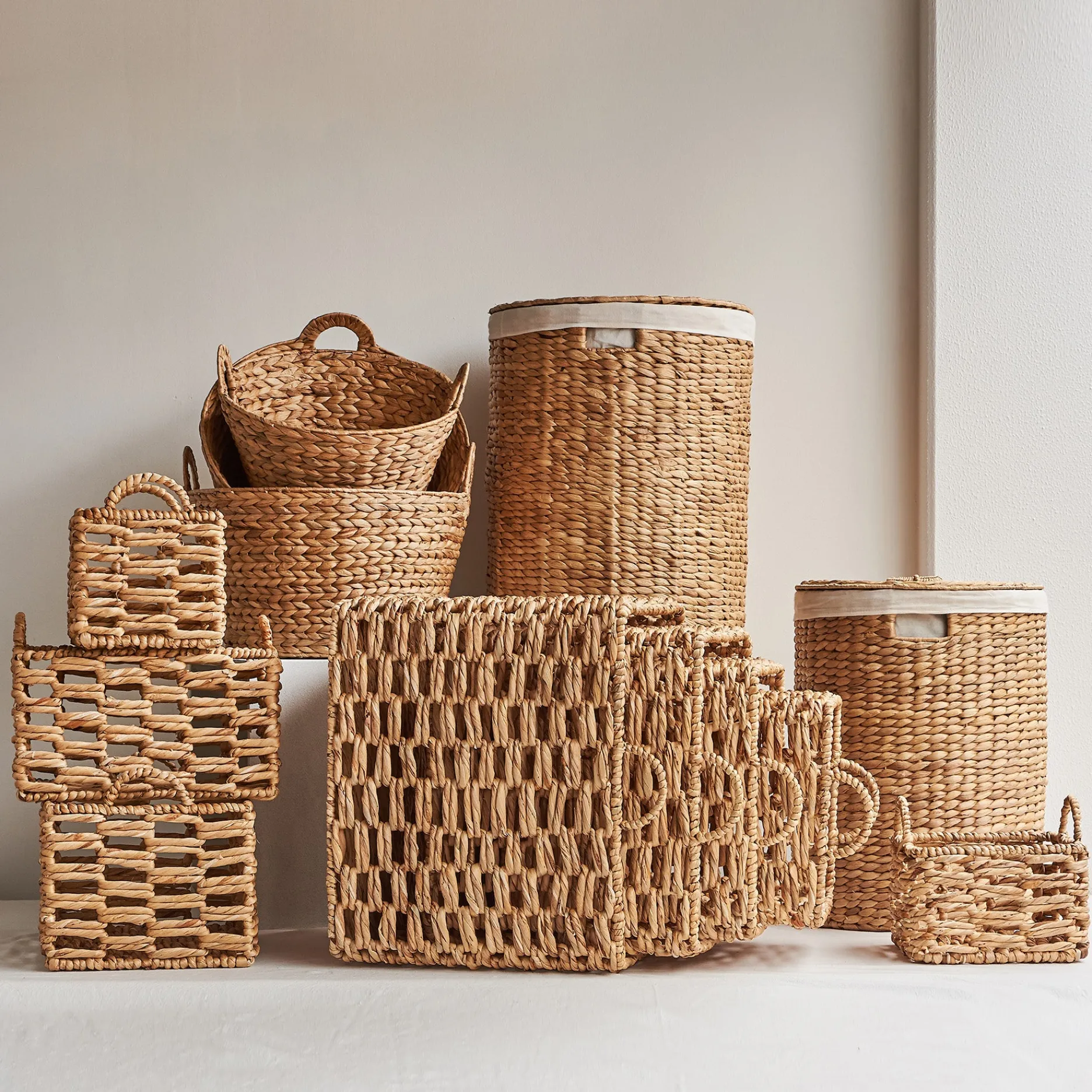 Sinnerup Opbevaring|Opbevaring-Weave II rund kurv S