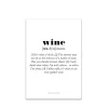 Men's Lounge Plakater Og Billeder-Wine Definition A4