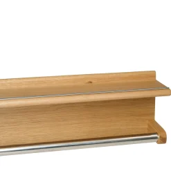 Furniture by Sinnerup Håndklæder-Wood II håndklædeholder i FSC certificeret egetræ, L60 cm