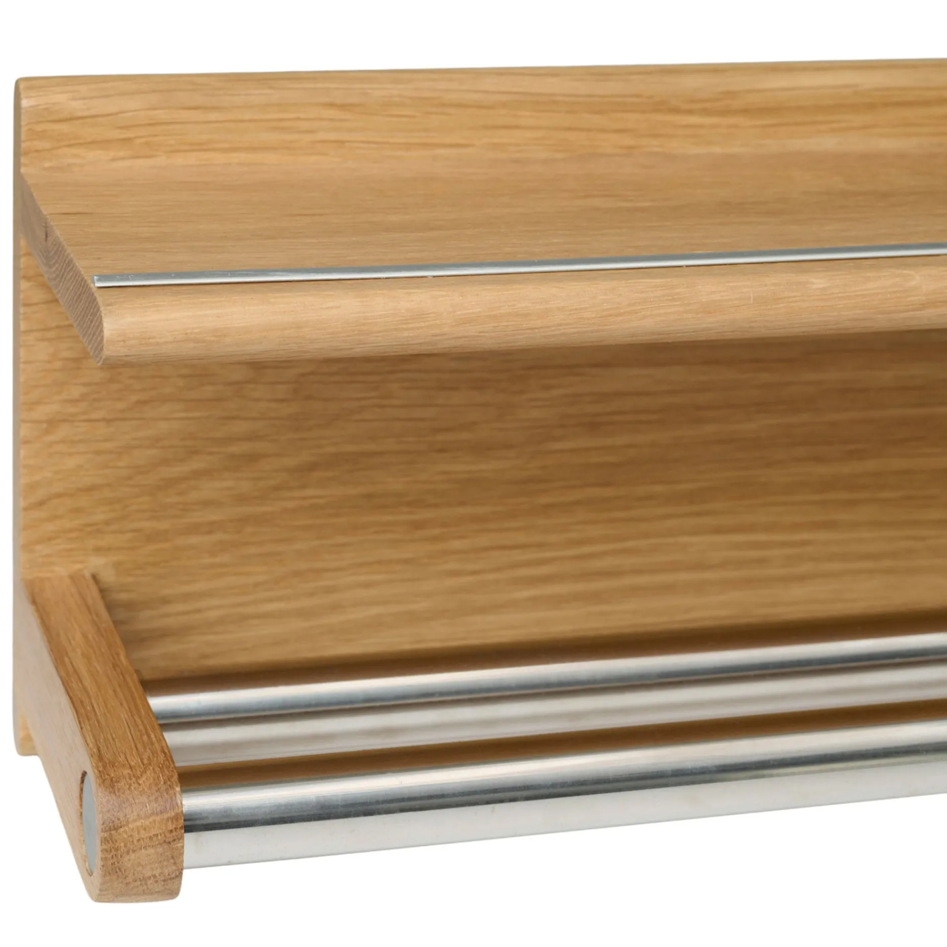 Furniture by Sinnerup Håndklæder-Wood II håndklædeholder i FSC certificeret egetræ, L75 cm